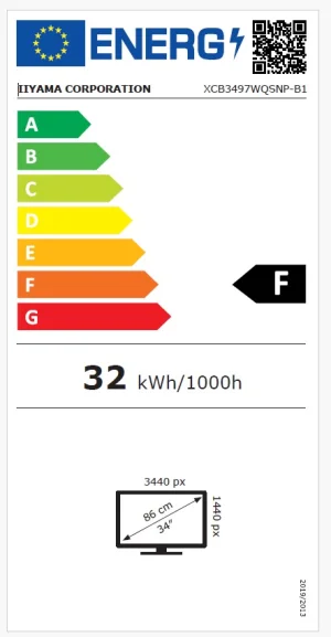 IIYAMA ProLite XCB3497WQSNP-B1 34" VA WQHD 120Hz 0.4ms - obrázek 9