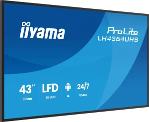 43" iiyama LH4364UHS-B1AG:VA,4K UHD,Android,24/7 - obrázek 9