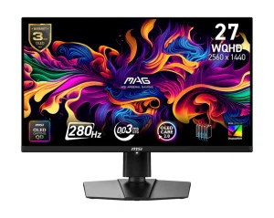 MSI MAG 271QP X28 26.5" QD-OLED QHD 280Hz Gaming Monitor