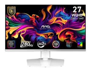 MSI MAG 272QPW X28 26,5" QD-OLED QHD 280Hz Monitor Bílý