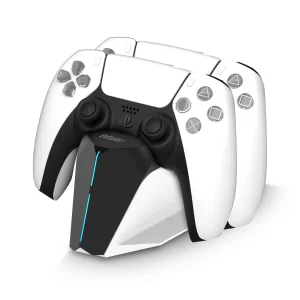 EVOLVEO DockCharge, nabíjecí základna a stojánek pro dva ovladače PS5 - obrázek 2