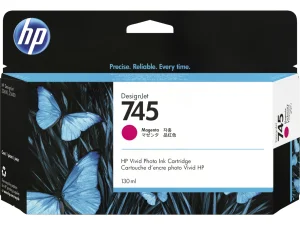 Inkoustová náplň HP 745 purpurová F9J95A