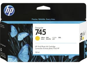 Inkoustová náplň HP 745 žlutá F9J96A