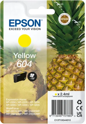 Inkoustová náplň Epson 604 T10G4 žlutá