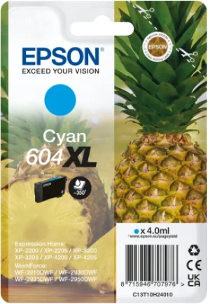 Inkoustová náplň Epson 604XL azurová