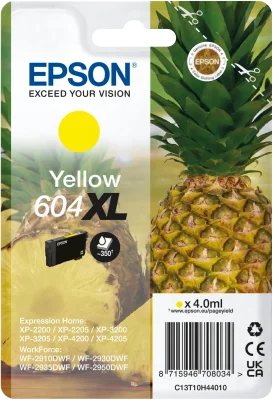 Inkoustová náplň Epson 604XL T10H4 žlutá