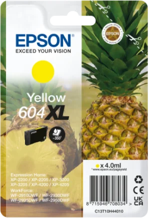 Inkoustová náplň Epson 604XL žlutá