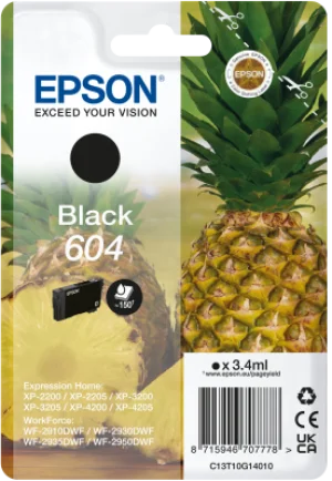 Inkoustová náplň Epson 604 černá