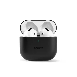 Epico silikonové pouzdro pro AirPods 4 - černá - obrázek 4