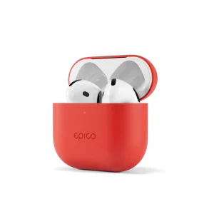 Epico silikonové pouzdro pro AirPods 4  - červená - obrázek 3