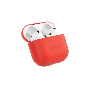 Epico silikonové pouzdro pro AirPods 4  - červená