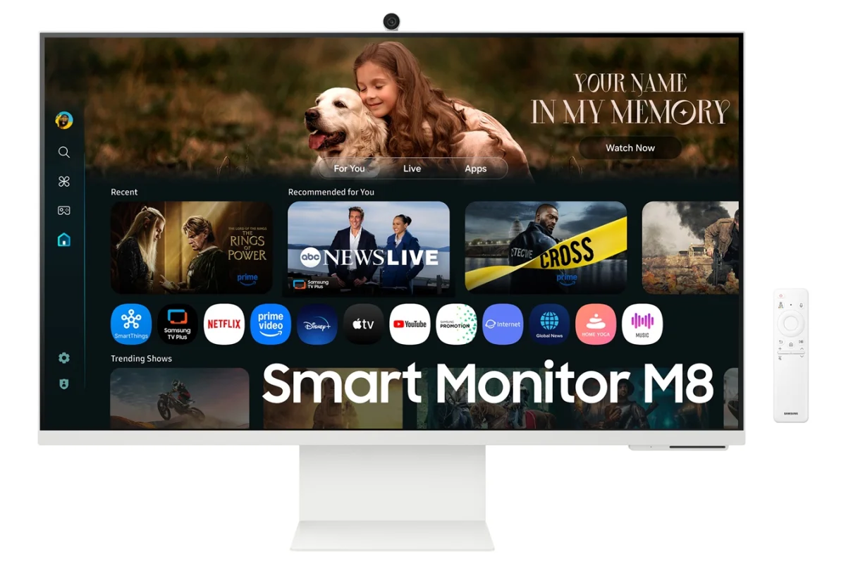 Samsung Smart Monitor M80F 32" VA 4K UHD 60Hz 4ms bílý
