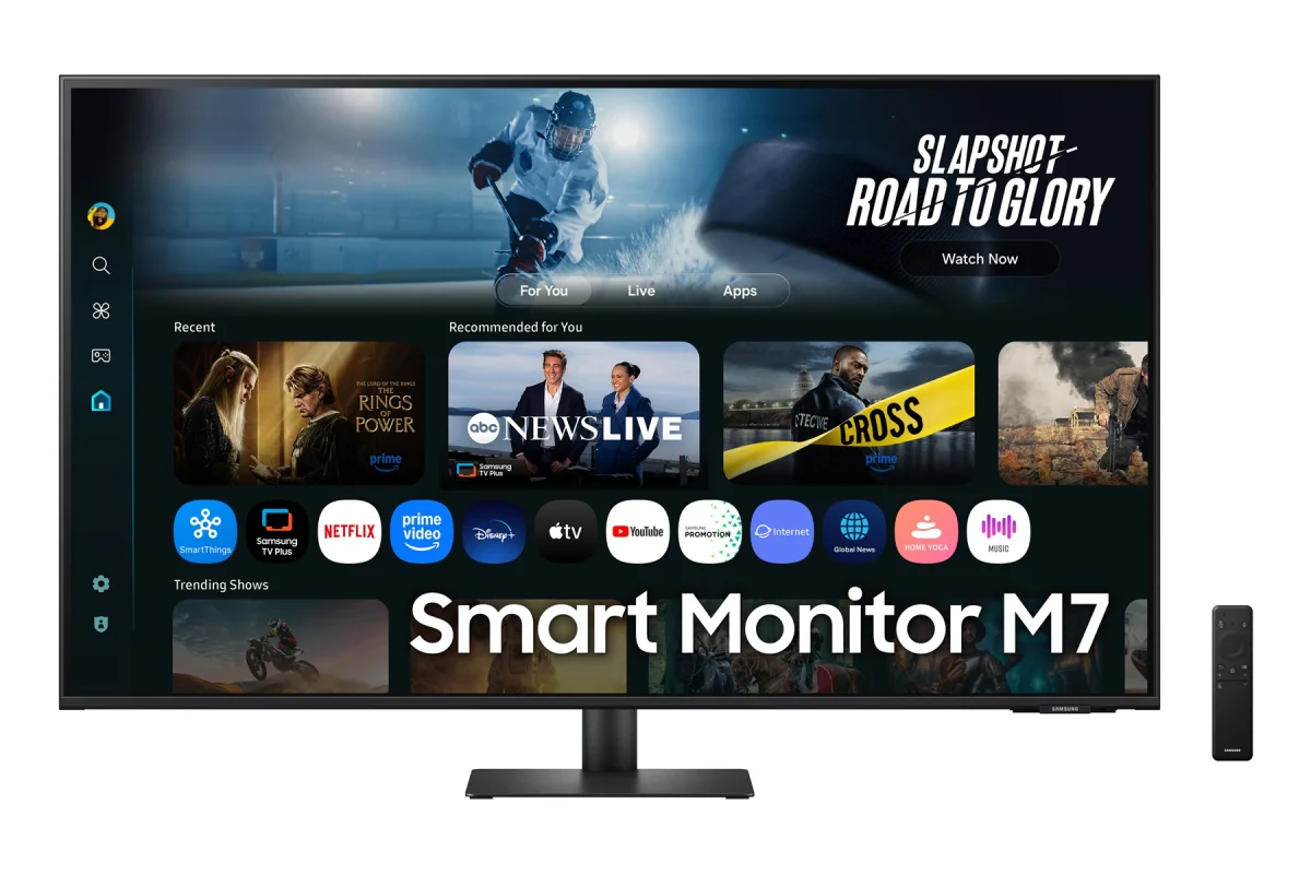 Samsung Smart Monitor M70F 43" 4K UHD VA 60Hz 4ms černý