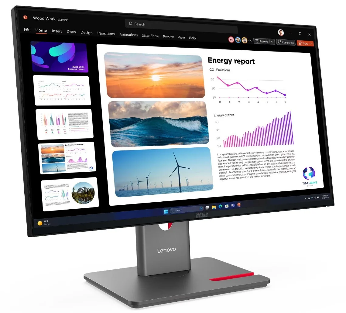 Lenovo ThinkVision P24Q-40 23,8" IPS QHD 120Hz 4ms černý