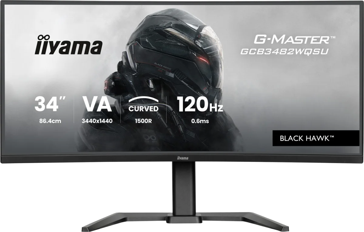 IIYAMA G-Master GCB3482WQSU-B1 34" VA WQHD 120Hz Gaming Monitor