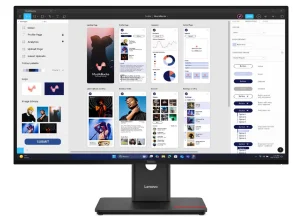 Lenovo ThinkVision T32UD-40 31,5" IPS 4K UHD 60Hz 4ms černý - obrázek 6