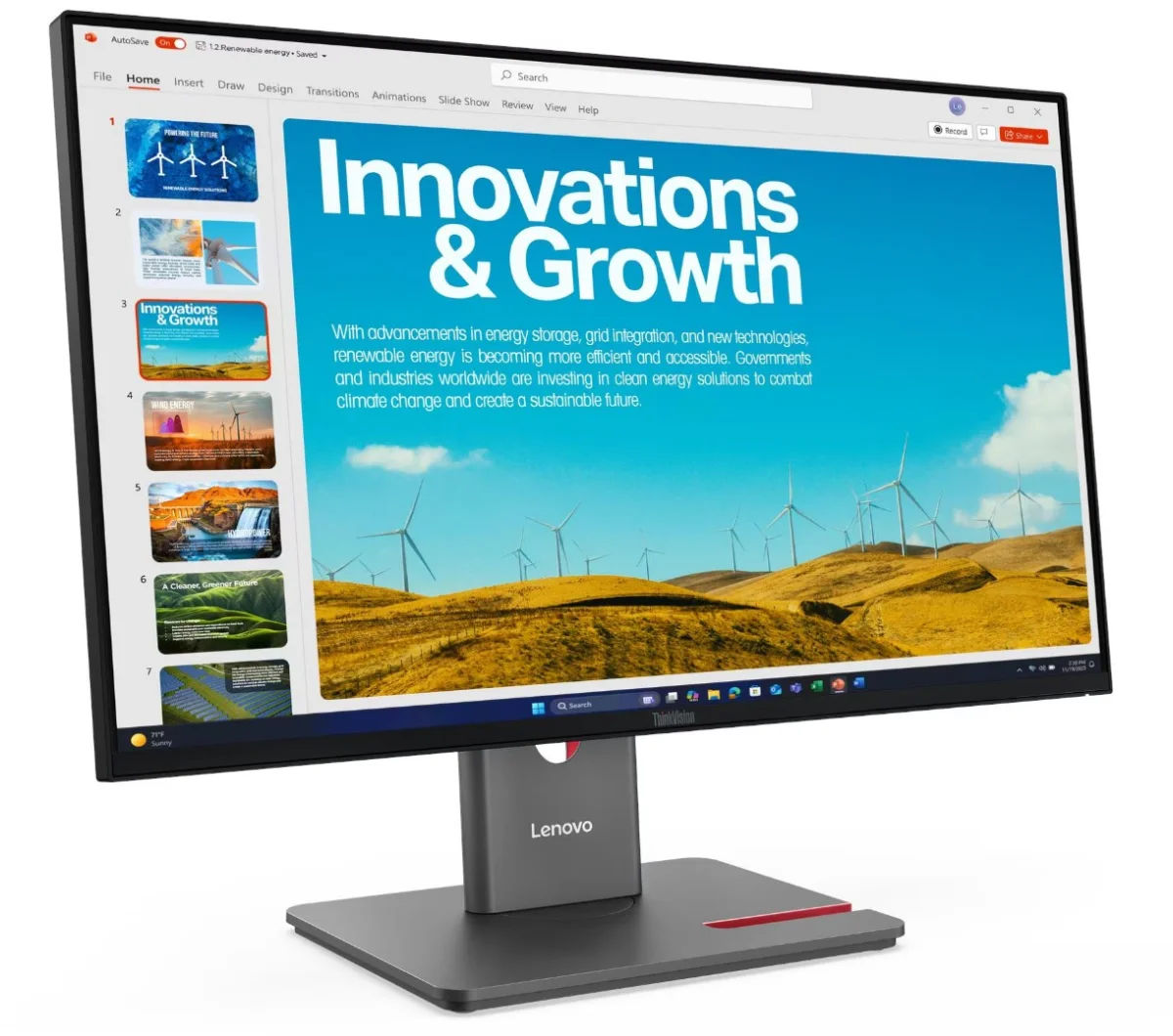 Lenovo ThinkVision P24QD-40 23,8" IPS QHD 120Hz 4ms