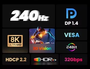 PremiumCord 8K DP 1.4 optický 30m - obrázek 8