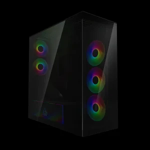 ARCTIC Xtender (Black) black window with GPU