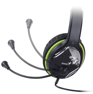 GENIUS HS-400A headset green + redukce - obrázek 3