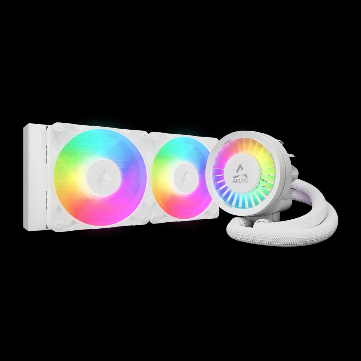 ARCTIC Liquid Freezer III Pro 240 A-RGB (White) - Multikompatibilní all-in-one vodní chladič CPU s A