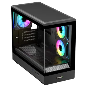 EVOLVEO Ursus, mATX/6x ARGB 120/sklo čelo + bok - obrázek 5