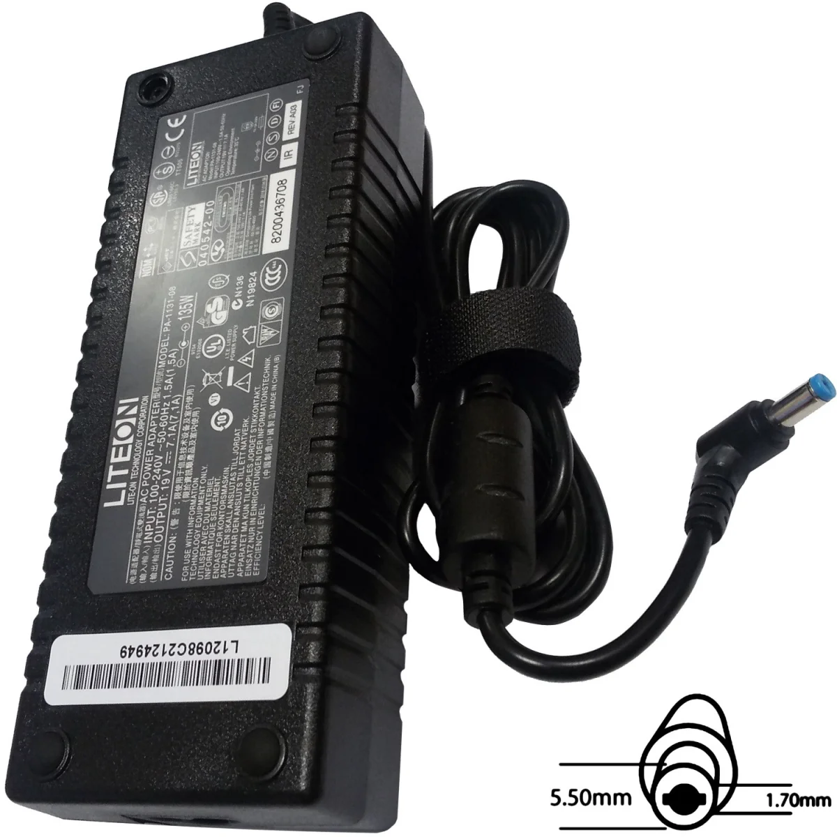 Acer originální adaptér 135W 19V 5.5x1.7mm