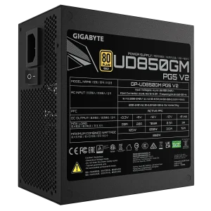 GIGABYTE zdroj 850W 80PLUS Gold Modular PG5 V2 - obrázek 4