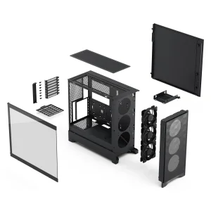 Fractal Pop 2 Air/Midi Tower/Transpar./Černá - obrázek 2