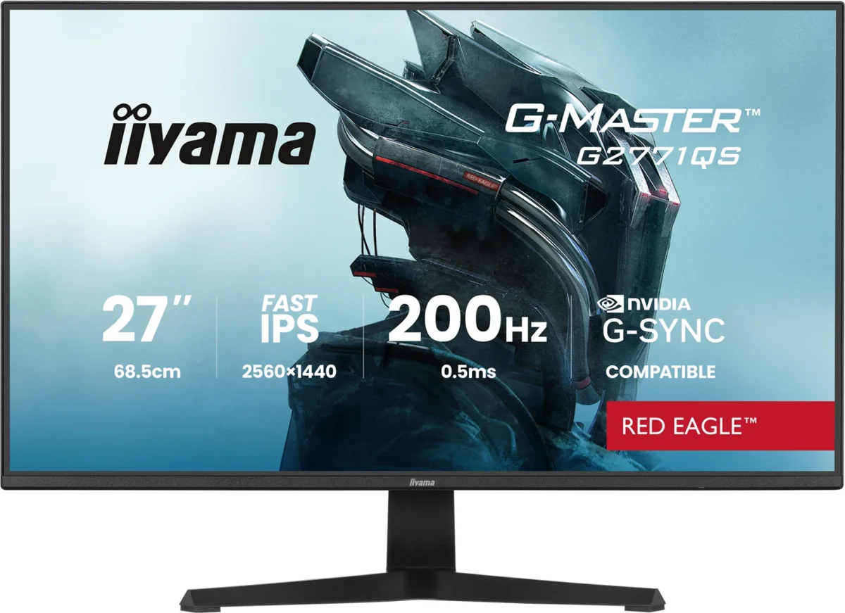 IIYAMA G-Master G2771QS-B1 27" IPS QHD 200Hz 0,5ms