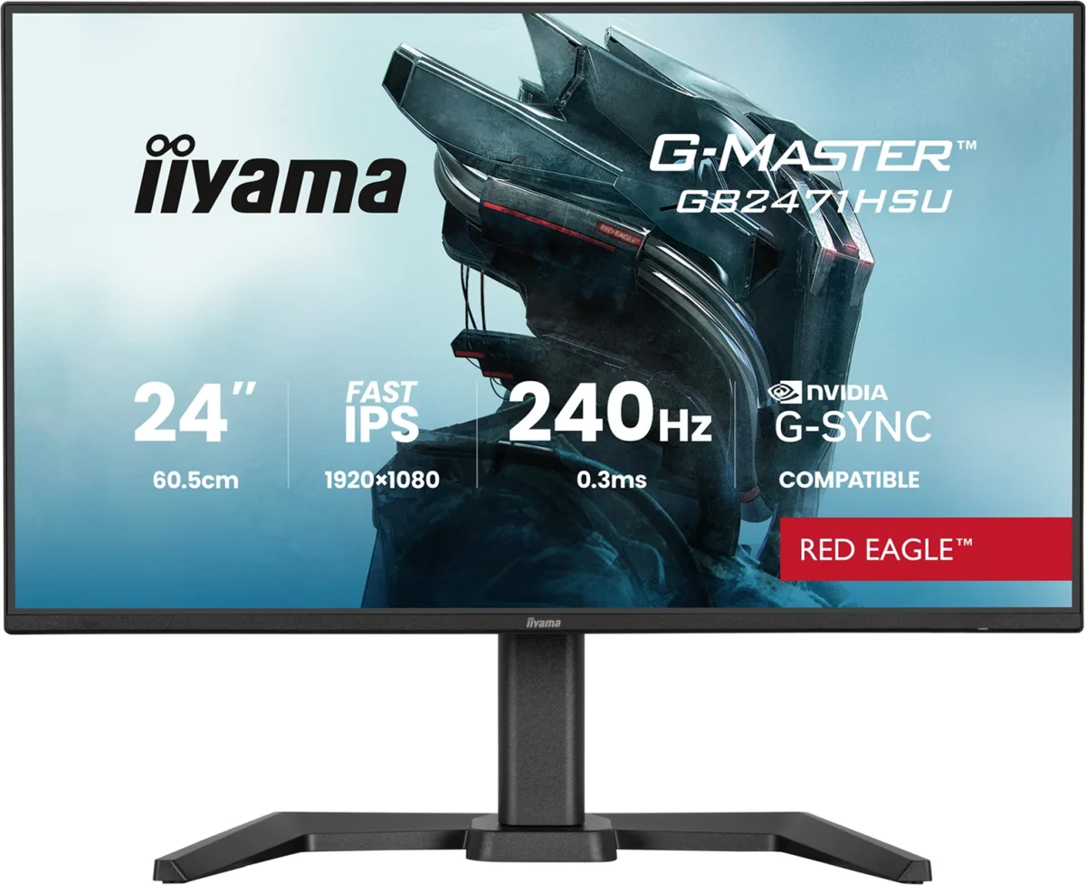 IIYAMA G-Master GB2471HSU-B1 23,8" IPS FHD 240Hz 0,3ms