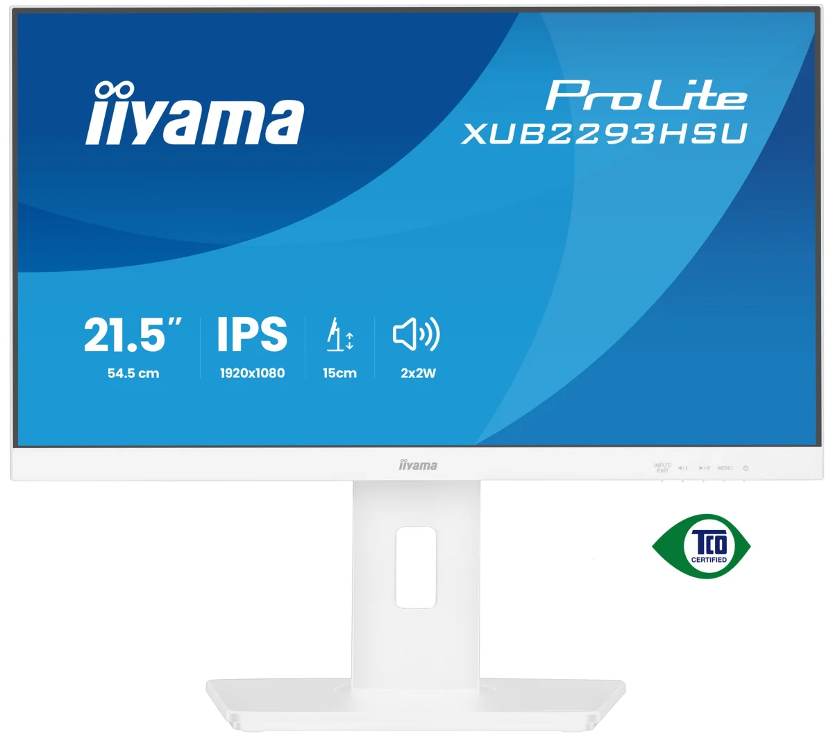 IIYAMA ProLite XUB2293HSU-W7 21,5" IPS FHD 100Hz 1ms Bílý