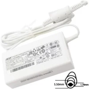 Acer originální adaptér 65W 19V 5.5x1.7mm bílý