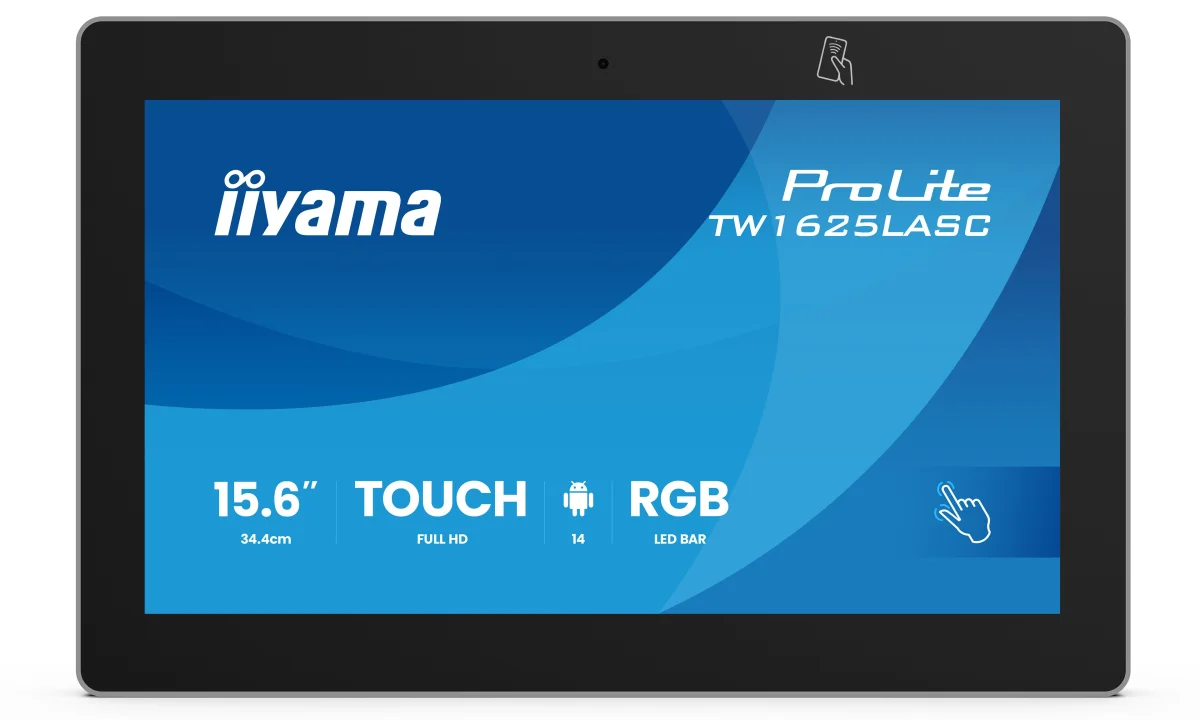 16" iiyama TW1625LASC-B3PNR:IPS,FHD,Android,NFC,PO