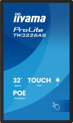 32" iiyama TW3226AS-B3P:VA,FHD,Android,POE - obrázek 2
