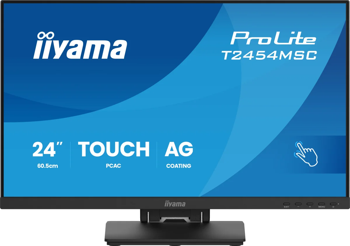 24" iiyama T2454MSC-B3AG - IPS,FHD,USB,repro