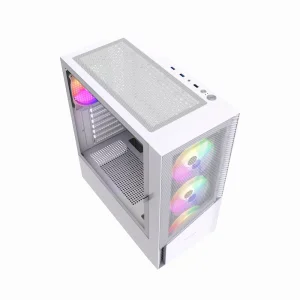 GEMBIRD Fornax 4300W/Midi Tower/Transpar./Bílá - obrázek 4
