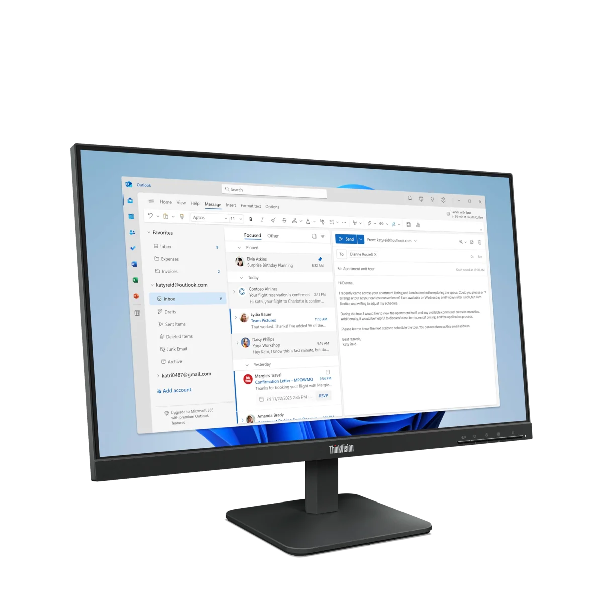 Lenovo ThinkVision S24e-4e 23,8" IPS FHD 100Hz 4ms