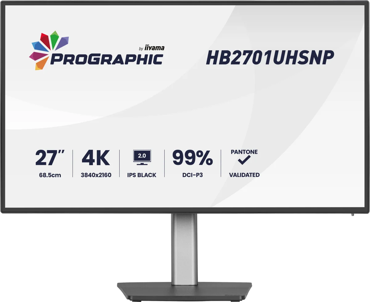 IIYAMA ProGraphic HB2701UHSNP-B1 27" IPS 4K UHD 60Hz 4ms černý