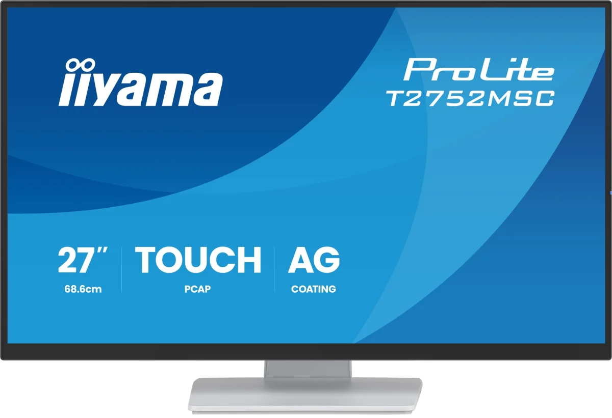27" iiyama T2752MSC-W1AG:IPS,FHD,HDMI,DP