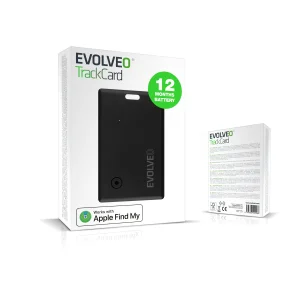 EVOLVEO TrackCard, Bluetooth lokátor s Apple Find My, černý - obrázek 4
