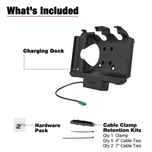 RAM  Nabíjecí držák pro Samsung Tab Active3a2 konektor USB-C - obrázek 2