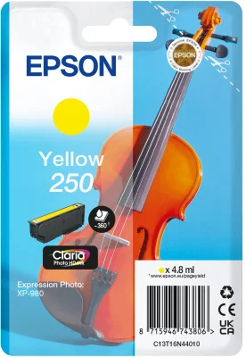 Inkoustová náplň Epson 250 T16N4 žlutá 4,8 ml