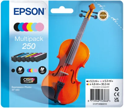 Inkoustová náplň Epson 250 T16N8 šestibalení barev