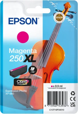 Inkoustová náplň Epson 250XL T16P3 purpurová