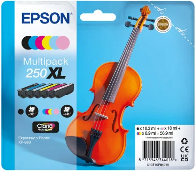 Inkoustová náplň Epson 250XL T16P8 multipack 6 barev