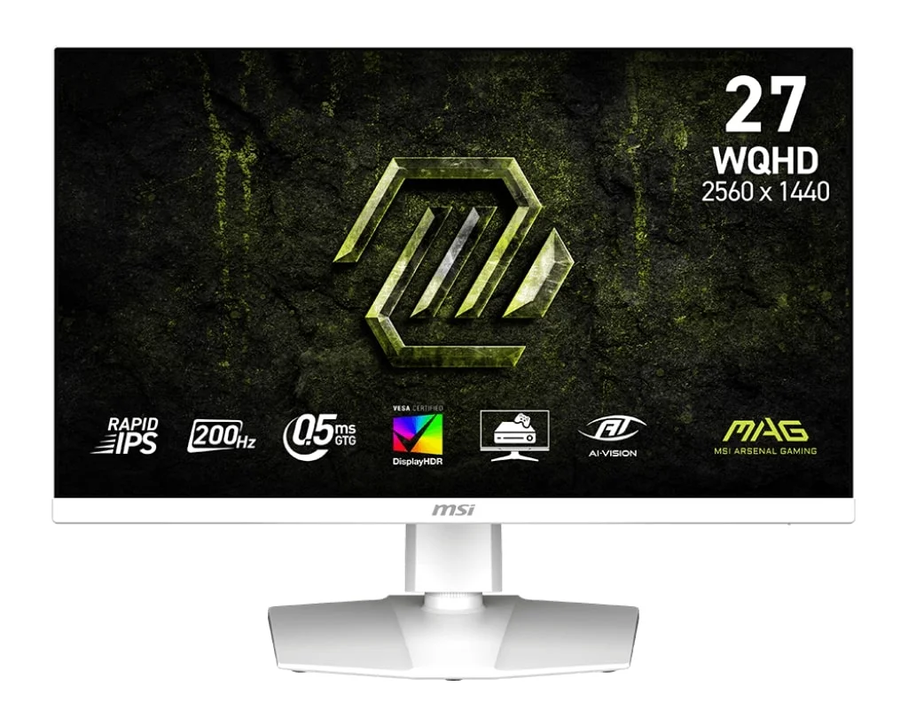 MSI MAG 274QRFW E20 27" QHD IPS 200Hz 0.5ms bílý