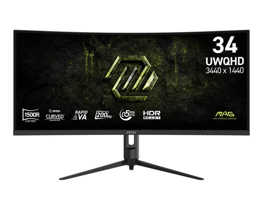 MSI MAG 342CQRF E20 34" WQHD VA 200Hz 0,5ms
