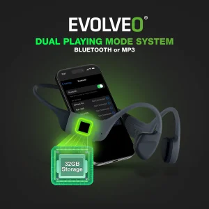 EVOLVEO BoneMax, bezd. sluchátka na lícní kosti - obrázek 2