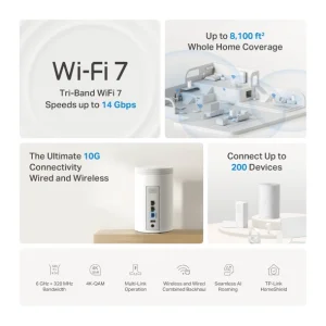 TP-LINK Deco BE68 Wi-Fi 7 mesh systém (1ks) - obrázek 2